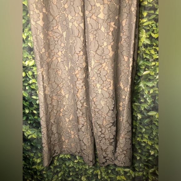 Anthropologie Feather Bone Elegant Gray Lace Pants - Picture 10 of 16